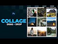 Video thumbnail for How To EASILY Make A Collage In Photoshop (+ FREE Templates)