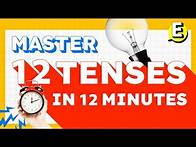 Video thumbnail for 12 English tenses explained with examples | English grammar for beginners📚