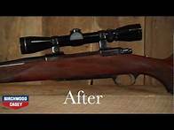 Video thumbnail for How to Refinish a Gun Stock with Birchwood Casey's Tru-Oil Gun Stock Finish Kit