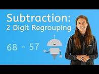 Video thumbnail for How to Subtract Using 2-digit Regrouping