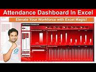 Video thumbnail for Create an Attendance Dashboard in Excel in Under 30 Minutes! 2025