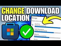 Video thumbnail for How To Change Microsoft Store Apps Download Location