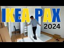 Video thumbnail for How to Assemble NEW IKEA PAX WARDROBE 2024 ( Part 3 ) SLIDING DOORS