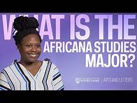 Video thumbnail for What is the Africana Studies Major?