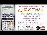 Video thumbnail for How to Solve Exponential Equations with the Scientific Calculator FX-991ES