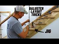 Video thumbnail for How to Layout Iron Baluster Spacing on Staircase - Wood Tread & Handrail Spindle Layout