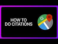 Video thumbnail for How To Do Google Maps Citations Tutorial