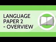 Video thumbnail for AQA's Language Paper 2 - Overview