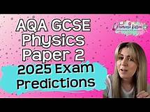 Video thumbnail for AQA | GCSE Physics | Paper 2 | 2025 Exam Predictions