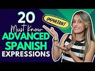 Video thumbnail for 20 Useful Spanish Expressions for Everyday Conversations | Sound More Natural in Spanish [435]