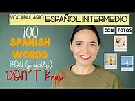 Video thumbnail for Important Spanish Words Intermediate (with Pictures). Spanish Vocabulary B1-B2.
