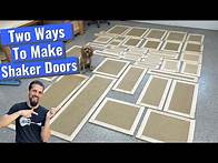 Video thumbnail for 2 Ways to Make Shaker Style Doors // Kitchen Remodel Part 1