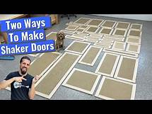 Video thumbnail for 2 Ways to Make Shaker Style Doors // Kitchen Remodel Part 1