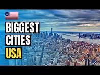 Video thumbnail for Top 10 Biggest Cities in USA | Largest Cities by Population 2025