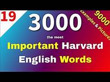 Video thumbnail for 3,000 Essential English Words with Pictures & Sentences, the most common used English vocabulary
