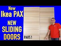 Video thumbnail for New Ikea PAX Wardrobe with sliding doors Assembly Instructions Part : 1