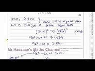 Video thumbnail for WMA12/01 IAL (Edexcel) P2 Jan 2021 Q5 Proof by Deduction; Counter Example
