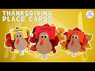 Video thumbnail for DIY Thanksgiving Place Cards | Turkey Place Card Holders