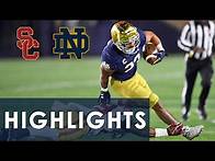 Video thumbnail for USC vs. Notre Dame | EXTENDED HIGHLIGHTS | 10/23/2021 | NBC Sports