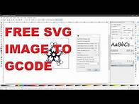 Video thumbnail for Free SVG Image to GCodes for CNC Laser Engraving on Wood