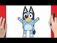 Video thumbnail for How To Draw Bluey - Step By Step Drawing Tutorial