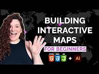 Video thumbnail for Clickable Interactive map tutorial - building & designing for BEGINNERS - HTML, CSS, JS