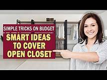 Video thumbnail for How do you cover an open closet? | Closet Curtain Door Home Decor Ideas | Interior Design
