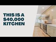 Video thumbnail for $40,000 Kitchen Renovation - Pricing Breakdown of a Complete Kitchen Remodel