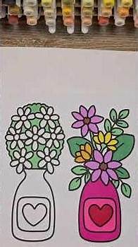 Video thumbnail for Color With Me | Flowers in a Jar | Relaxing Adult Coloring for Stress Relief #coloring