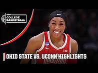 Video thumbnail for Ohio State Buckeyes vs. UConn Huskies | Full Game Highlights | 2023 Women’s NCAA Tournament