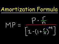 Video thumbnail for Amortization Loan Formula