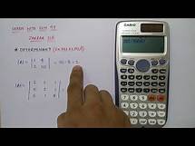 Video thumbnail for Determinant using calculator in 2 Min !!!!!!!!!!!!!!!!!!!