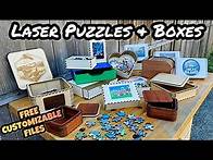 Video thumbnail for Laser Puzzles & Boxes: Free Laser Files to Customize