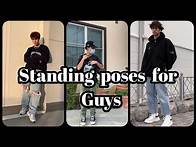 Video thumbnail for 10+ Standing pose ideas for guys/men. Tips on how to pose for men
