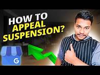 Video thumbnail for How to Appeal Google Business Profile Suspension in 2024 New Update GMB suspension