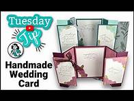 Video thumbnail for How To Make A Beautiful Wedding Card That Stands Out