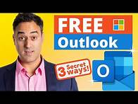Video thumbnail for 3 Ways to Get Microsoft Outlook for FREE