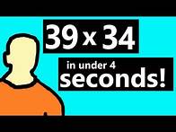 Video thumbnail for Fast Math Trick:: Multiply Two-Digit Numbers in Seconds!
