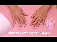 Video thumbnail for How to Apply Press On Nails & Make Them LAST LONGER!