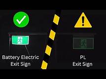 Video thumbnail for Australia's Exit Sign Emergency: Are Photoluminescent Signs Safe? Low Light Test Comparison