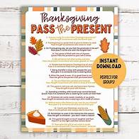 Video thumbnail for Thanksgiving Pass the Present Game | Thanksgiving Game | Thanksgiving Printable Game for Adults Kids Group | Thanksgiving Pass the Gift - Etsy