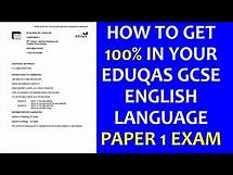 Video thumbnail for EDUQAS GCSE English Language ALL QUESTIONS Paper 1 Video (Pat & Bruce)