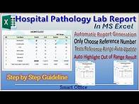 Video thumbnail for Hospital Pathology Lab Report in Excel with Dynamic Formulas