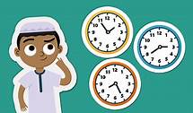 Video thumbnail for Telling the time to 5 minutes - Maths - Learning with BBC Bitesize