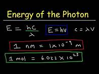 Video thumbnail for How To Calculate The Energy of a Photon Given Frequency & Wavelength in nm Chemistry
