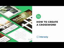 Video thumbnail for How to create a Crossword Puzzle on Interacty (Printable & Digital)