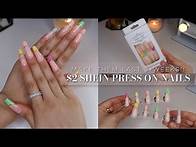Video thumbnail for How I Make My $2 SHEIN PRESS ON NAILS Look NATURAL & LAST 3+ WEEKS | DIY Nails At Home