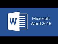 Video thumbnail for Word 2016 Tutorial for Beginners