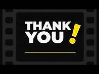 Video thumbnail for Animated "Thank You" Text for Video Endings | Free Download