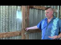Video thumbnail for An easy way to secure a sliding barn door.